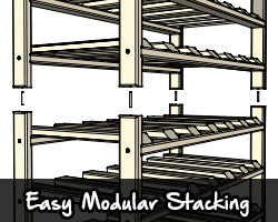 Easy, modular stacking