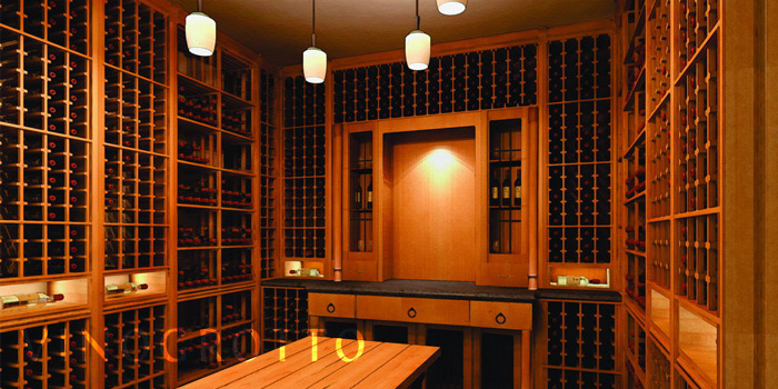 Custom wine cellars by Vino Grotto
