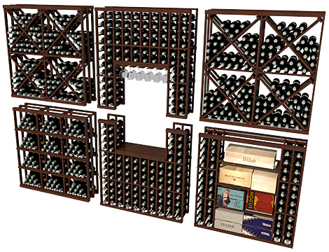 Home Collector Series - Stackable, Modular Wine Cellar Kits