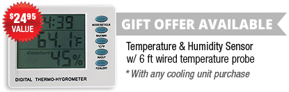 Free Digital Temperature and Humidity Sensor with Purchase