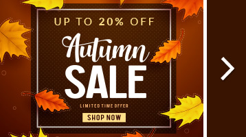 Fall Sale! Save up to 20% + Free Shipping