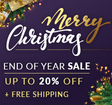 Merry Xmas Sale! Save up to 20% + Free Shipping