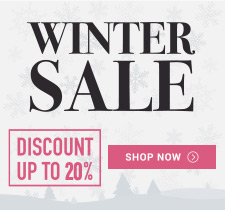 Winter Sale! Save up to 20% + Free Shipping