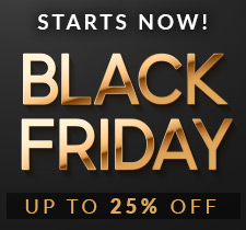 Black Friday Sale! Save up to 20% + Free Shipping