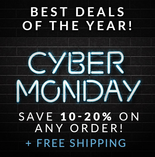 Cyber Monday is Here! Save up to 50% + Free Shipping