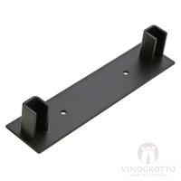 VintageView Floor to Ceiling Mounting Frame Base Plate - Matte Black Showcase