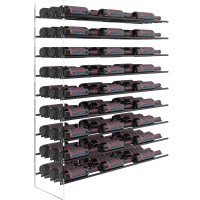 Evolution Wine Tower Extension Rack – Base Rack – 81 Bottles - Matte-Black