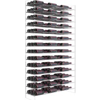 Evolution Wine Tower – Base Rack – 126 Bottles - Chrome Showcase