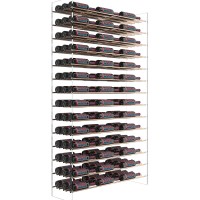 Evolution Wine Tower – Base Rack – 126 Bottles - Golden-Bronze Showcase