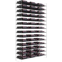 Evolution Wine Tower – Base Rack – 126 Bottles - Matte-Black Showcase