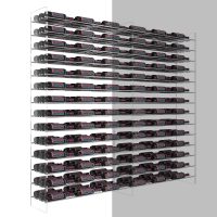 Evolution Wine Tower Extension Rack - 6FT - 126 Bottles - Chrome Showcase