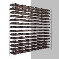 Evolution Wine Tower Extension Rack - 6FT - 126 Bottles - Golden-Bronze Showcase