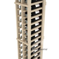 Professional Series - 6 Foot - 2 Column Split Bottle Rack - Pine Detail