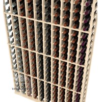 Professional Series - 6 Foot - 10 Column Cellar Rack - Pine Detail