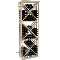 Professional Series - 6 Foot - Lattice X-Cube Storage Rack - Pine Showcase
