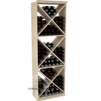 Professional Series - 6 Foot - Solid X-Cube Storage Rack - Pine Showcase