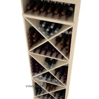 Professional Series - 7 Foot - Solid X-Cube Storage Rack - Pine Detail