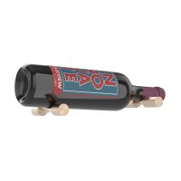 Vino Pin Single Bottle - Golden-Bronze