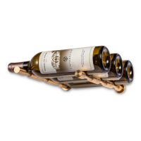 Vino Pins Triple Bottle - Golden-Bronze Showcase