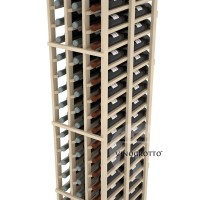 Professional Series - 6 Foot - Double Deep - 3 Column Cellar Rack - Pine Detail