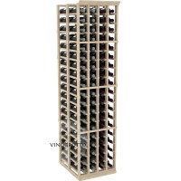 Professional Series - 6 Foot - Double Deep - 4 Column Cellar Rack - Pine Showcase