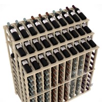 Retail Value Series - 220 Bottle Half Aisle Commercial Display - Pine