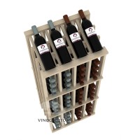 Retail Value Series - 52 Bottle Half Aisle Commercial Display - Pine