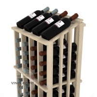 Retail Value Series - 52 Bottle Half Aisle Commercial Display - Pine