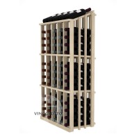 Retail Value Series - 65 Bottle Half Aisle Commercial Display - Pine
