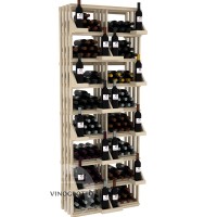 Retail Value Series - 208 Bottle Retail Wall Display - Pine Showcase