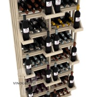 Retail Value Series - 208 Bottle Retail Wall Display - Pine
