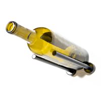 Vino Rails Wine Rack Single Bottle - Matte-Black Showcase