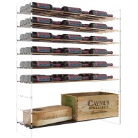 Evolution Wine Tower – Base Rack – 81 Bottles - Golden Bronze