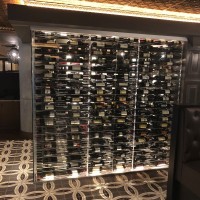 Evolution Wine Tower - Wine Cellar Install - Matte Black