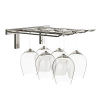 Vintage View SR Stemware Rack - Gunmetal-Luxe Showcase
