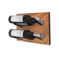 Stact L-Type Wine Rack - Black and Tan