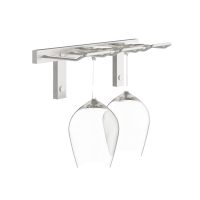 Vintage View SR1D Stemware Rack - Brushed-Nickel Showcase