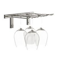 Vintage View SR2D Stemware Rack - Gunmetal-Luxe Showcase