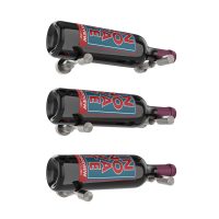 Vino Pin Designer Kit - 3 Bottles - Gunmetal Showcase