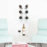 Vino Rails Wine Rack Designer Kit - 3x2 - 6 Bottles - Milled-Aluminum