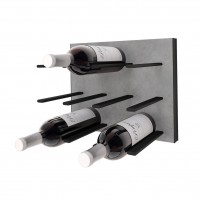 STACT C-Type Wine Rack - Concrete & Black