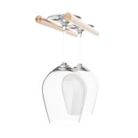 Vino Rails Stemware Rack - 2 Glasses - Golden-Bronze
