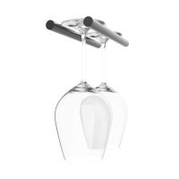 Vino Rails Stemware Rack - 2 Glasses - Matte-Black